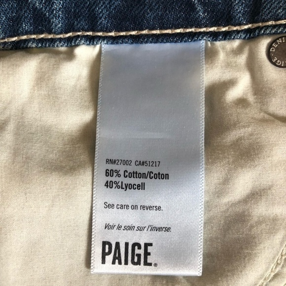 PAIGE  Distressed Frayed Hem Mini Skirt Size 28/6 - Picture 8 of 11